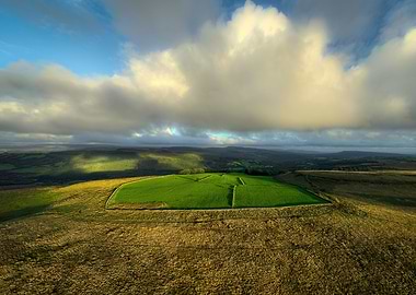 Evening light in Brecon