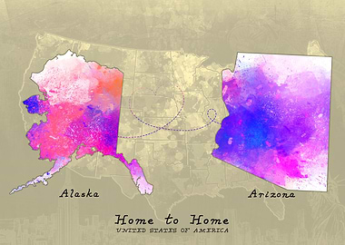 Alaska to Arizona