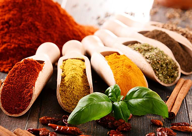 different spices