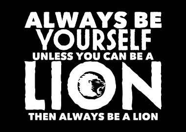 Lion Joke Big Cat Lover