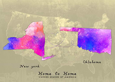 New york to oklahoma