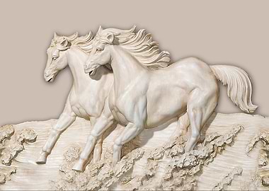 Running Horse Relief