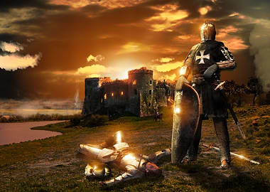 Knight Battle Victory