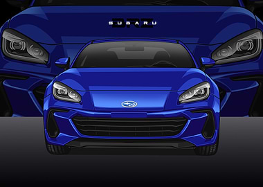 subaru brz blue