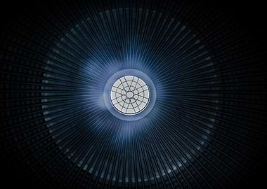 Concentric Lines in a Dome