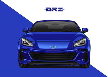 subaru brz blue