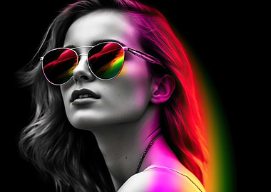 Colorful Women Rainbow