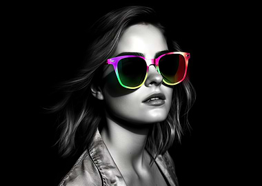 Colorful Glasses Women