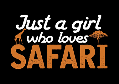African Safari Girl Love