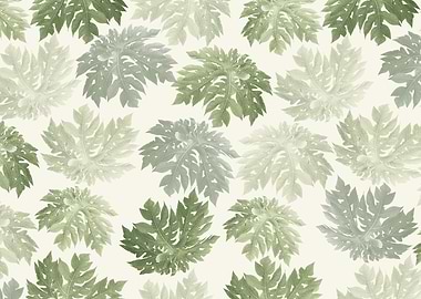 Papaya Leaves Pattern 1