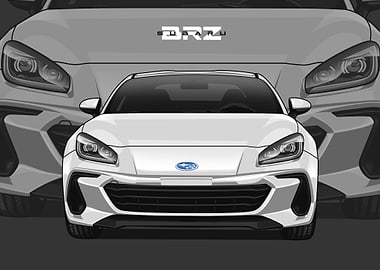 subaru brz white