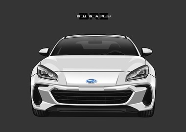 subaru brz white