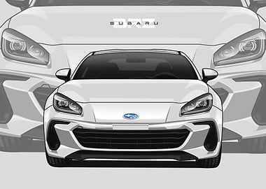 subaru brz white
