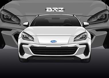 subaru brz white