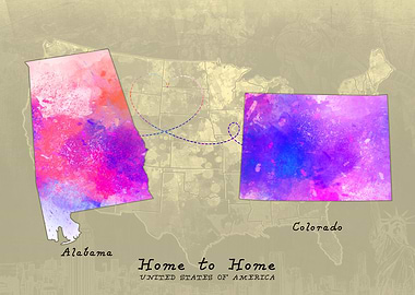 Alabama to Colorado