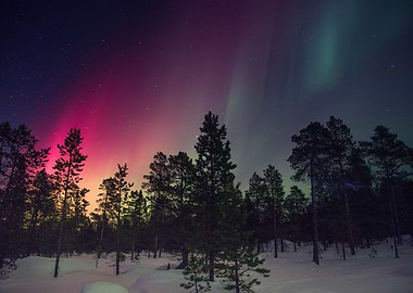Northern Lights rainbow