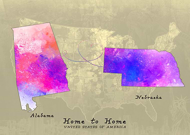 Alabama to Nebraska