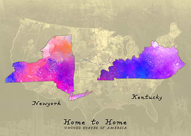 Newyork to Kentucky
