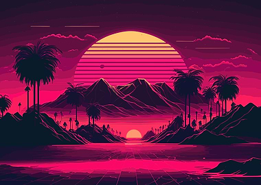 Sunset Beach Landscapes