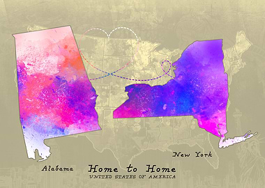 Alabama to New York