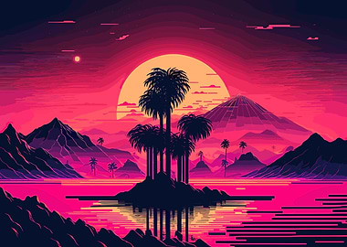 Sunset Beach Landscapes