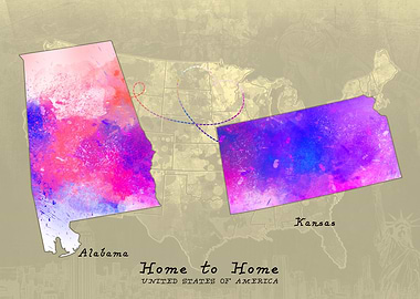 Alabama to Kansass