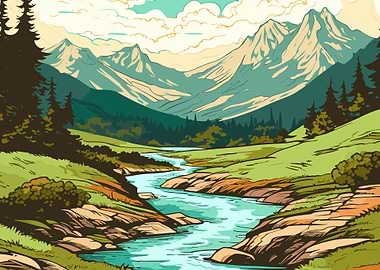 Beautiful Valley Mountain