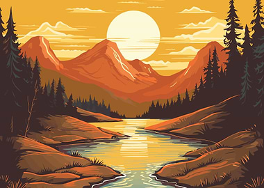 Beautiful Valley Mountain