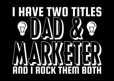 Marketer Dad Joke Branding