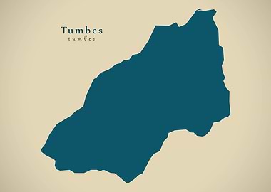 Tumbes Peru region map