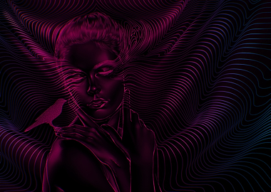 Crypto Logo Art KUSAMA