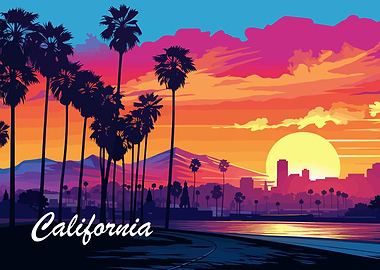 Sunset In California