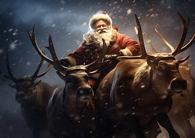 Santa and Rudolph