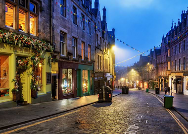 Cockburn St In Edinburgh