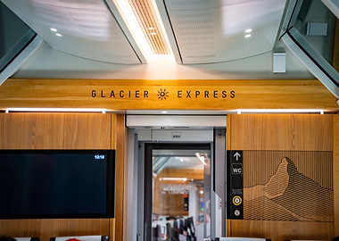 Glacier Express swiss alps