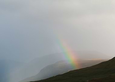 Misty rainbow
