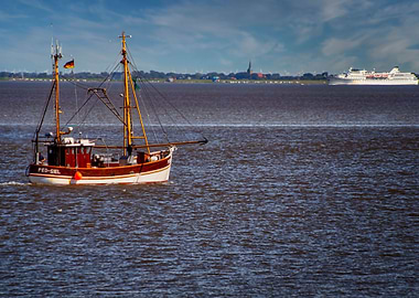 Fishing Charm on Sea