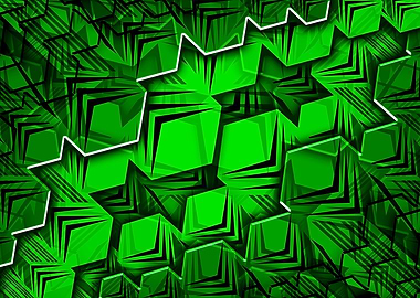 Green Elegant Abstract