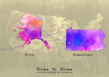 Alaska Pennsylvania
