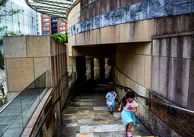 des jeunes filles cours