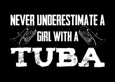 Tuba Player Girl Orchestra
