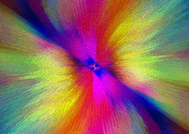 colorful floral galaxy art