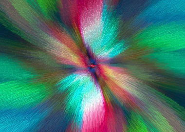 colorful floral galaxy art