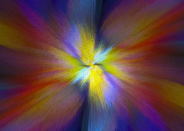 colorful floral galaxy art