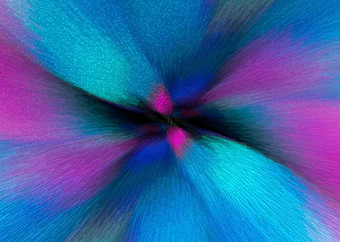 colorful floral galaxy art