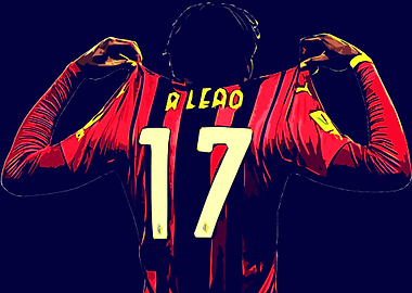 Rafael Leao Style Pop Art