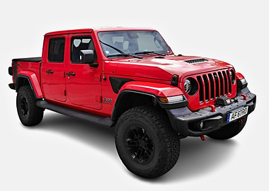 Jeep Gladiator JT in red
