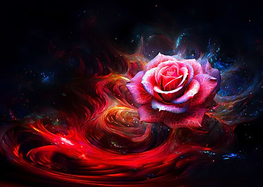 Space Roses Galaxy Stars