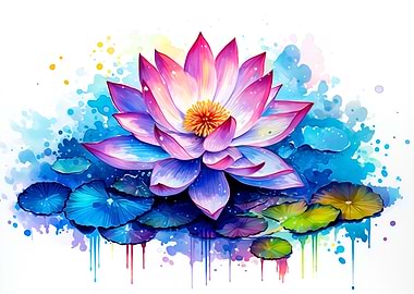 Lotus Painting