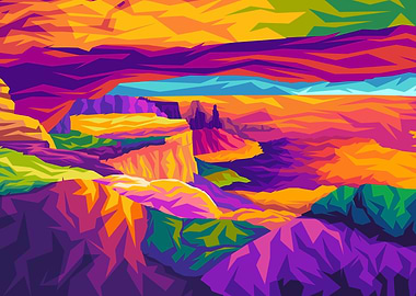 Grand Canyon Pop art